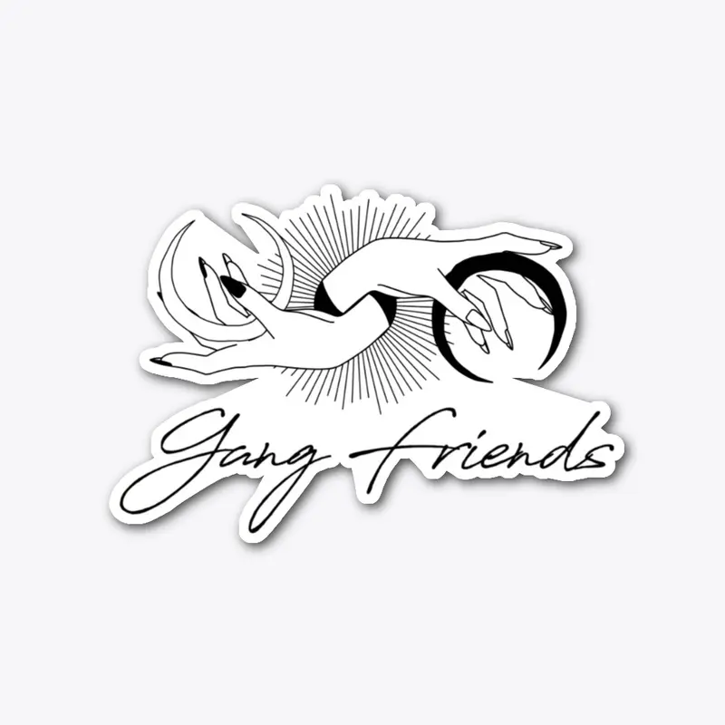 Gang Friends - Black Logo